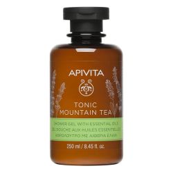 Apivita gel douche Mountain Tea tonic aux huiles essentielles 250ml