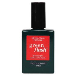 Green Flash vernis à ongle semi-permanent Poppy Red 15ml