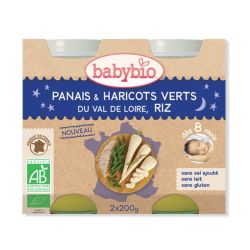 Petit pot Nuit Panais Haricots Verts Riz 2x200g