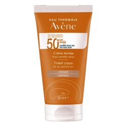 Avène solaire crème visage teintée SPF50+ peaux sensibles 50ml