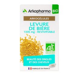 Arkogélules levure de bière beauté cheveux 150 gélules