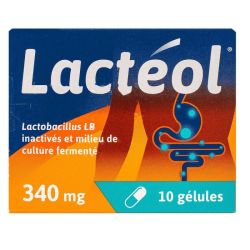 Lactéol 340 mg 10 gélules