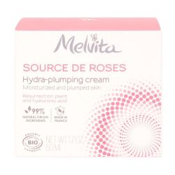 Source de roses crème hydra-repulpante bio 50ml