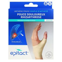 Orthèse pouce souple d'activité Rhizarthrose droite taille S