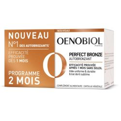Oenobiol Perfect Bronze autobronzant 2 mois 2x30 capsules