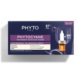 Phyto Phytocyane traitement anti chute progressive femme 12 x 5ml