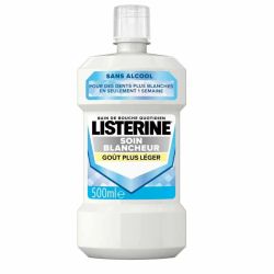 Listerine bain de bouche soin blancheur menthe 500ml