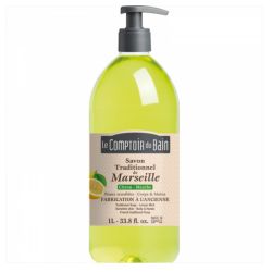 Le Comptoir du Bain savon de marseille citron & menthe 1 litre