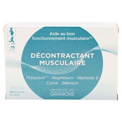 Décontractant Musculaire 30 ampoules