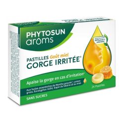 Phytosun Arôms Pastilles Gorge Irritée Miel 24 Pastilles