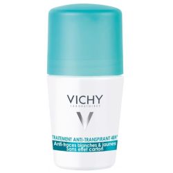 Vichy déodorant anti-transpirant anti-traces roll-on 48h 50 ml