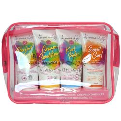 Kit d'embarquement cheveux ondulés 4x100ml