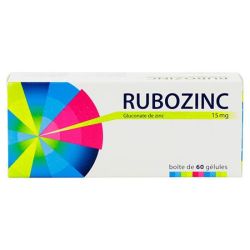 Rubozinc 15mg 60 Gélules