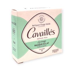 Cavaillès Nettoyant visage solide masque éclat 70g