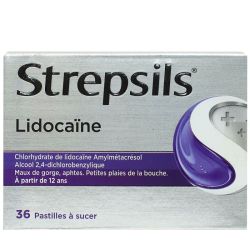 Strepsils Lidocaïne 36 pastilles à sucer