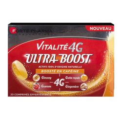 Vitalité 4G ultra boost 20 comprimés effervescents