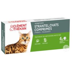 Clément Thékan Strantel vermifuge chats 2 comprimés
