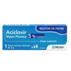 Aciclovir 5% crème flacon pompe