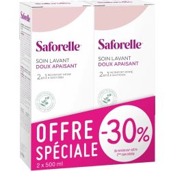Saforelle soin lavant intime et corporel bardane 2 x 500 ml