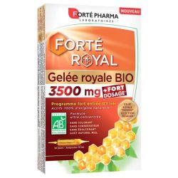 Forté Pharma Forté Royal Gelée Royale 3500 mg Bio 10 Ampoules