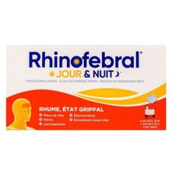 Rhinofebral jour & nuit 12 sachets