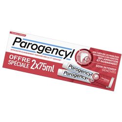 Parogencyl dentifrice soin intensif gencives 2x75ml