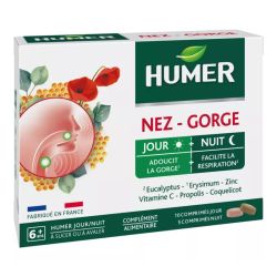 Humer nez gorge jour/nuit 15 comprimés