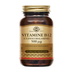 Solgar Vitamine B12 (Cyanocobalamine) Vitalité 50 gélules végétales