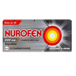 Nurofen 200mg ibuprofène 30 comprimés enrobés