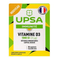 Immunité Vitamine D3 1000UI défenses immunitaires 30 comprimés