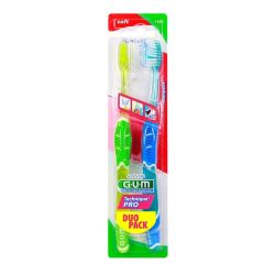 Duo brosses à dents Technique Pro - Souple - Gum