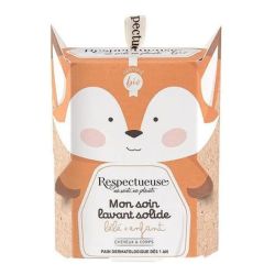 Respectueuse Mon soin lavant solide cheveux & corps bébé 75ml