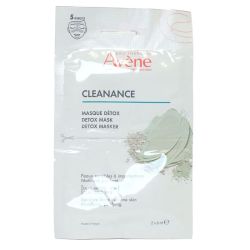 Cleanance masque détox purifiant visage peau sensible 2x6ml