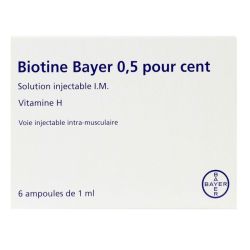 Biotine 0,5% solution injectable I.M 6 ampoules