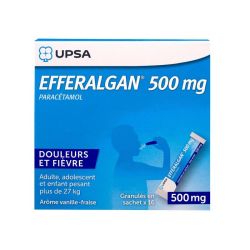 Efferalgan 500mg granulés 16 sachets