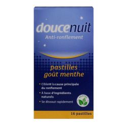 Doucenuit anti-ronflement 16 pastilles goût menthe