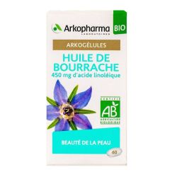 Arkogélules huile bourrache bio beauté de la peau 60 capsules