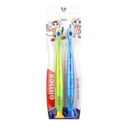 Brosse à dents souple enfant 3/6 ans duo