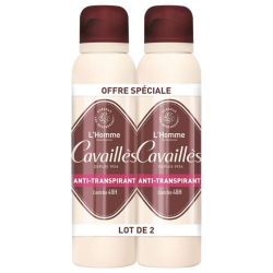 Cavaillès Absorb+ 48H Homme anti-transpirant spray 2x150ml