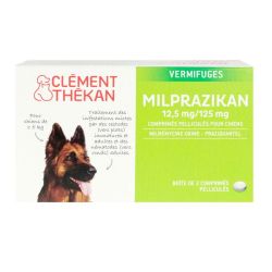 2 comprimés Milprazikan chiens 5kg+