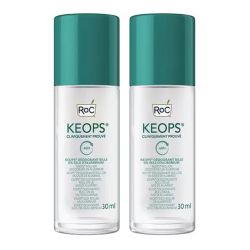 Roc Keops déodorant Roll-On 0% aluminium 2x30ml