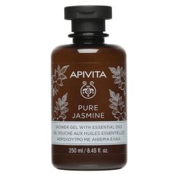 Apivita gel douche Pure Jasmine aux huiles essentielles 250ml