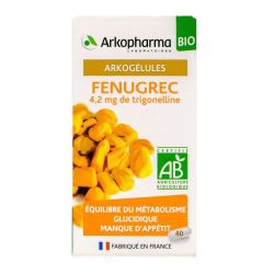 Arkogélules fenugrec bio manque appétit 40 gélules