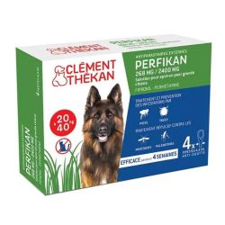 Clément Thékan Perfikan Solution pour Spot-on Chien 20-40 kg 4 pipettes