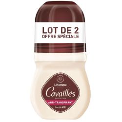 Cavaillès Absorb+ 48h Homme anti-transpirant roll-on 2x50ml