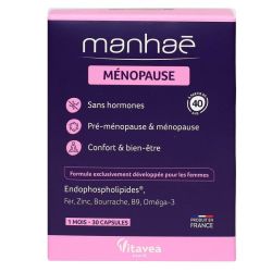 Manhaé pré-ménopause & ménopause 30 capsules