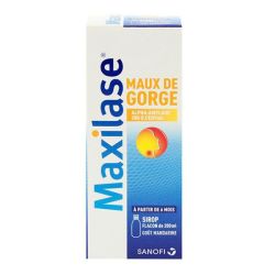 Maxilase maux gorge sirop mandarine 200ml