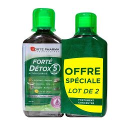 Forté Detox 5 organes action globale 2x500ml