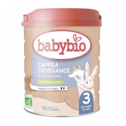 Babybio Caprea Croissance 3 au Lait de Chèvre de 10 Mois à 3 Ans Bio 800 g