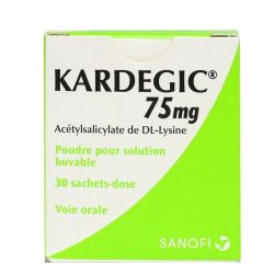 Kardégic 75mg poudre pour solution buvable 30 sachets-dose